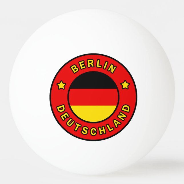 Balle De Ping Pong Berlin Deutschland (Devant)