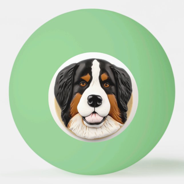 Balle De Ping Pong Bernois Mountain Dog 3D inspiré (Devant)