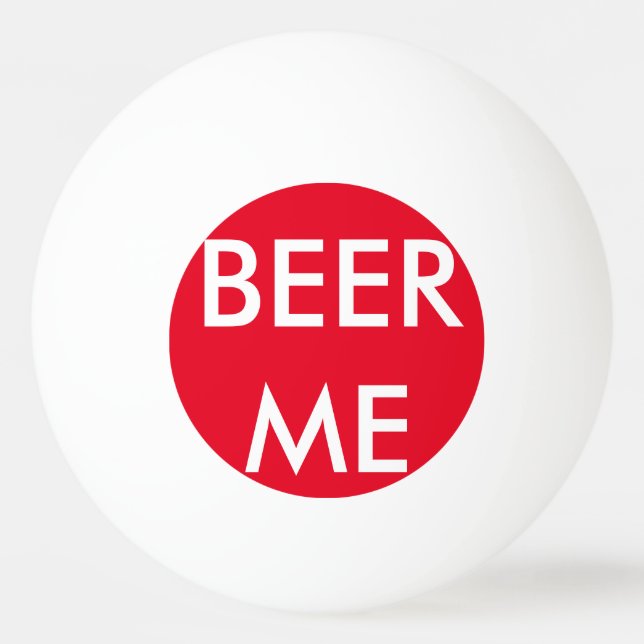 Balle De Ping Pong Bière je boule de ping-pong (Devant)