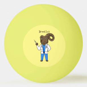 Balle De Ping Pong Bighorn mouton, dessin d'un médecin