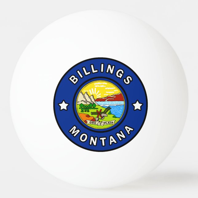 Balle De Ping Pong Billings Montana (Devant)