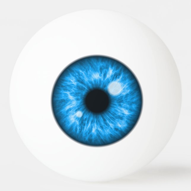 Balle De Ping Pong Blue Eye Funny (Devant)