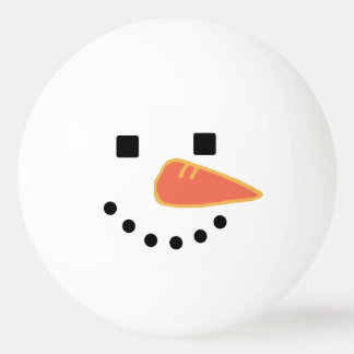 Balle De Ping Pong Bonhomme de neige