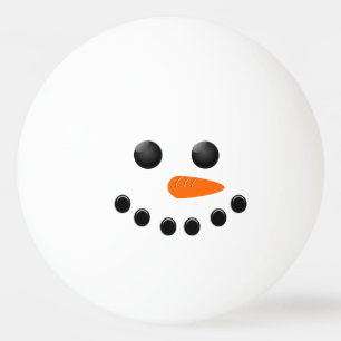 Balle De Ping Pong Bonhomme de neige