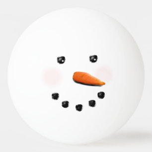 Balle De Ping Pong Bonhomme de neige de vacances amusant