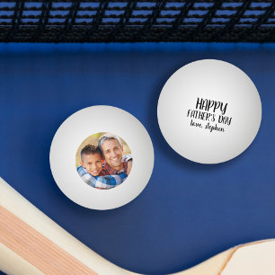 Balle De Ping Pong Bonne Fête des pères Photo personnalisée