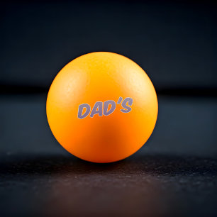 Balle De Ping Pong Boule de ping-pong bleu et orange pour papa spécia