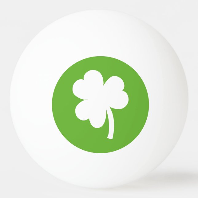 Balle De Ping Pong Boule de ping-pong de shamrock (Devant)