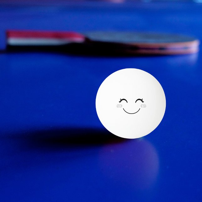 Balle De Ping Pong Boule de ping-pong de visage souriant (Créateur téléchargé)