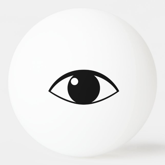 Balle De Ping Pong Boule de ping-pong d'oeil (Devant)