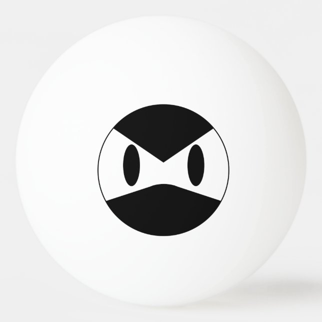 Balle De Ping Pong Boule de ping-pong fâchée de Ninja (Devant)