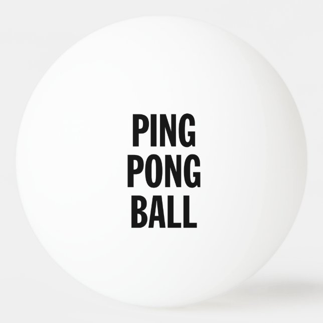 Balle De Ping Pong Boule de ping-pong générique (Devant)