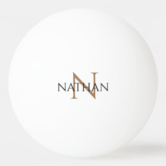 Balle De Ping Pong Boule de ping-pong personnalisable - Nom et initia