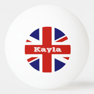Balle De Ping Pong Boule de ping-pong personnalisée par drapeau