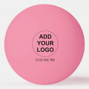 Balle De Ping Pong Boule de ping-pong personnalisée - rose