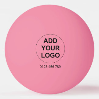 Balle De Ping Pong Boule de ping-pong personnalisée - rose