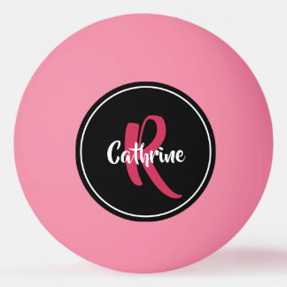 Balle De Ping Pong Boule de ping-pong rose personnalisée