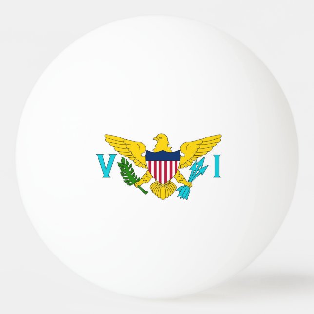 Balle De Ping Pong Boule de ping-pong spéciale avec Drapeau de Virgin (Dos)
