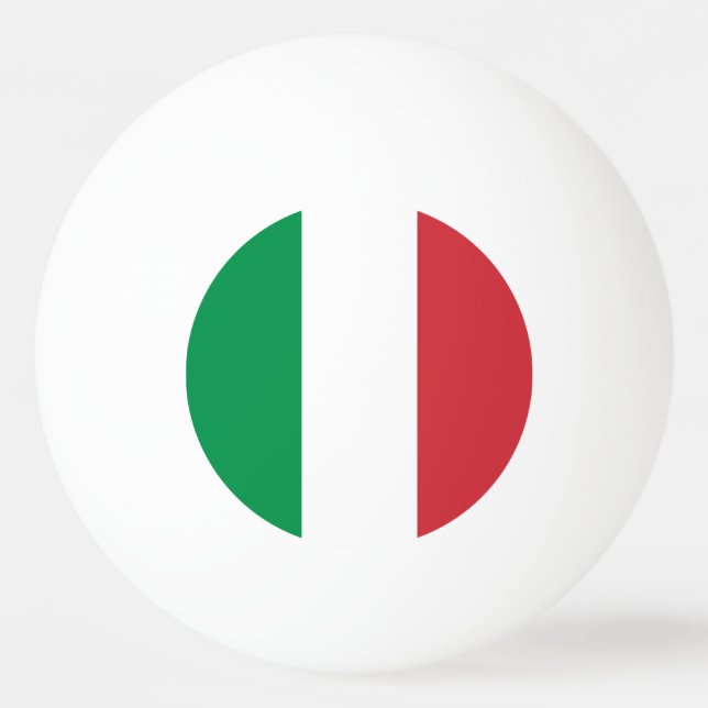 Balle De Ping Pong Boule de ping-pong spéciale avec Drapeau d'Italie (Dos)