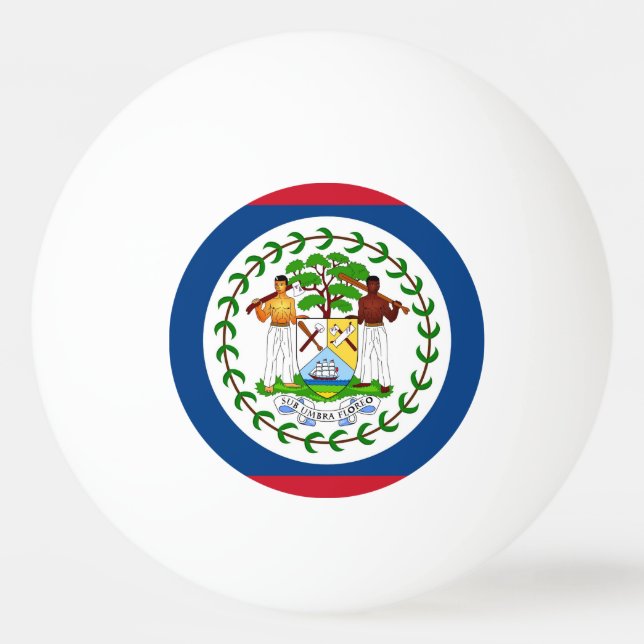 Balle De Ping Pong Boule de ping-pong spéciale avec Drapeau du Belize (Dos)