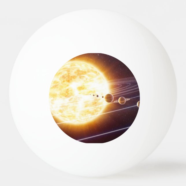 Balle De Ping Pong Boule d'univers (Devant)