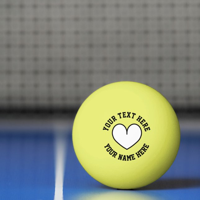 Balle De Ping Pong Boules de ping-pong personnalisées avec logo de co (Filet)