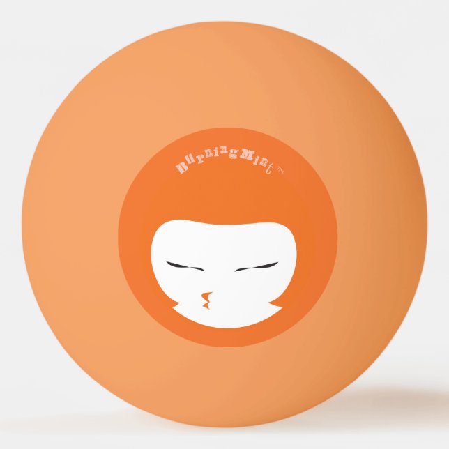 Balle De Ping Pong BurningMint™ Durable Personnalisé Ping Pong Balls (Devant)