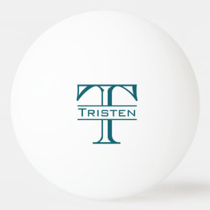 Balle De Ping Pong Cadeau Monogramme
