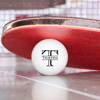 Balle De Ping Pong Cadeau Monogramme