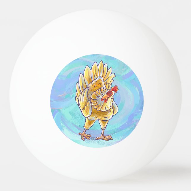 Balle De Ping Pong Cadeaux et accessoires de poulet (Dos)