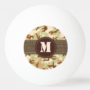 Balle De Ping Pong Camouflage du désert