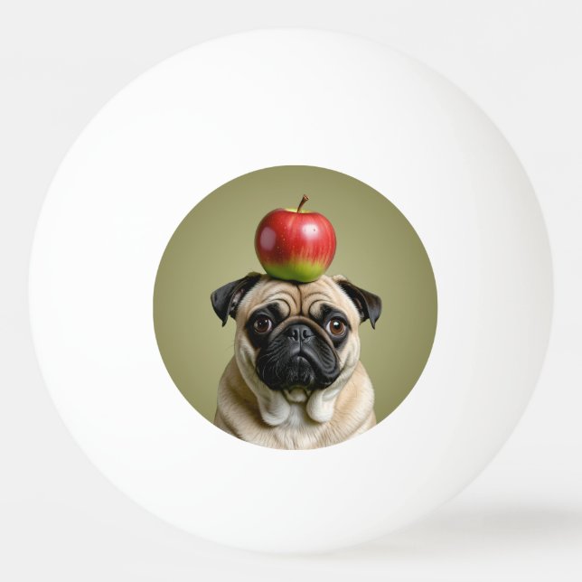 Balle De Ping Pong Carlin Apple (Devant)