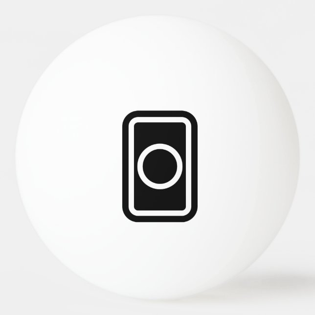 Balle De Ping Pong Carte Zener | Cercle creux (Devant)