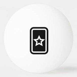 Balle De Ping Pong Carte Zener   Hollow 5 Pointed Star