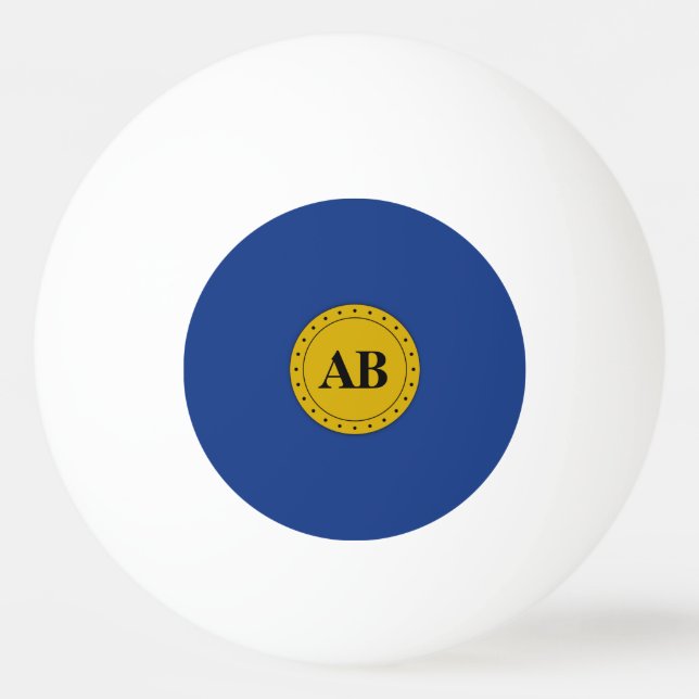 Balle De Ping Pong Catalina bleu couleur uni (Devant)