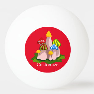 Balle De Ping Pong Cathédrale des champignons magiques Thunder_Cove