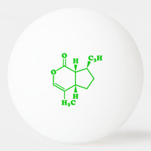 Balle De Ping Pong Catnip Nepetalactone Formule chimique moléculaire
