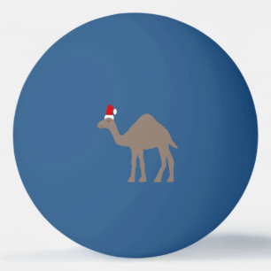 Balle De Ping Pong Chameau de Noël mignon