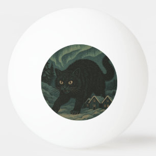 Balle De Ping Pong Chat de Noël islandais Yule 