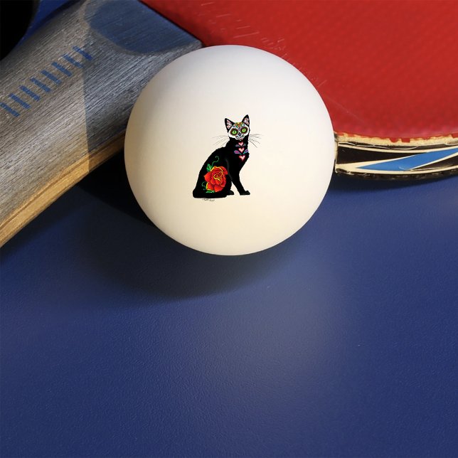 Balle De Ping Pong Chat noir de Sugar (Créateur téléchargé)