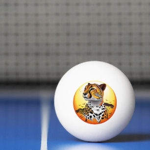 Balle De Ping Pong Cheetah African Feline Wild Animal