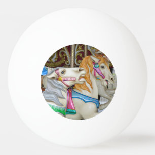 Balle De Ping Pong Chevaux de carrousel colorés