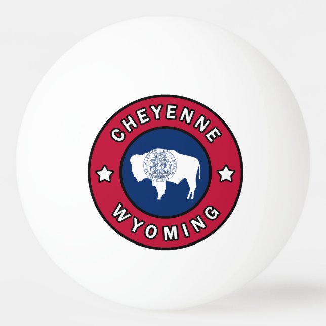 Balle De Ping Pong Cheyenne Wyoming (Devant)