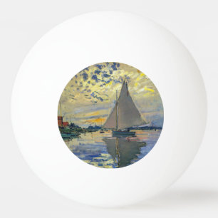 Balle De Ping Pong Claude Monet - Voilier au Petit-Gennevilliers