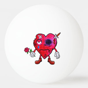 Balle De Ping Pong Cœur brisé
