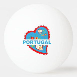Balle De Ping Pong Coeur portugais joyeux