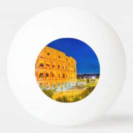 Balle De Ping Pong Colisée Rome Italie