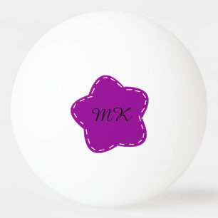 Balle De Ping Pong Conception de Fleur Initiale