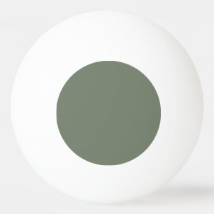 Balle De Ping Pong Couleur de tendance gris verdâtre coupé