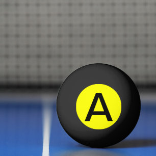 Balle De Ping Pong Couleur simple jaune uni